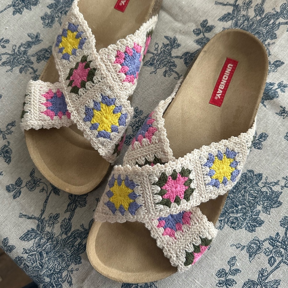 UNIONBAY crochet sandal
